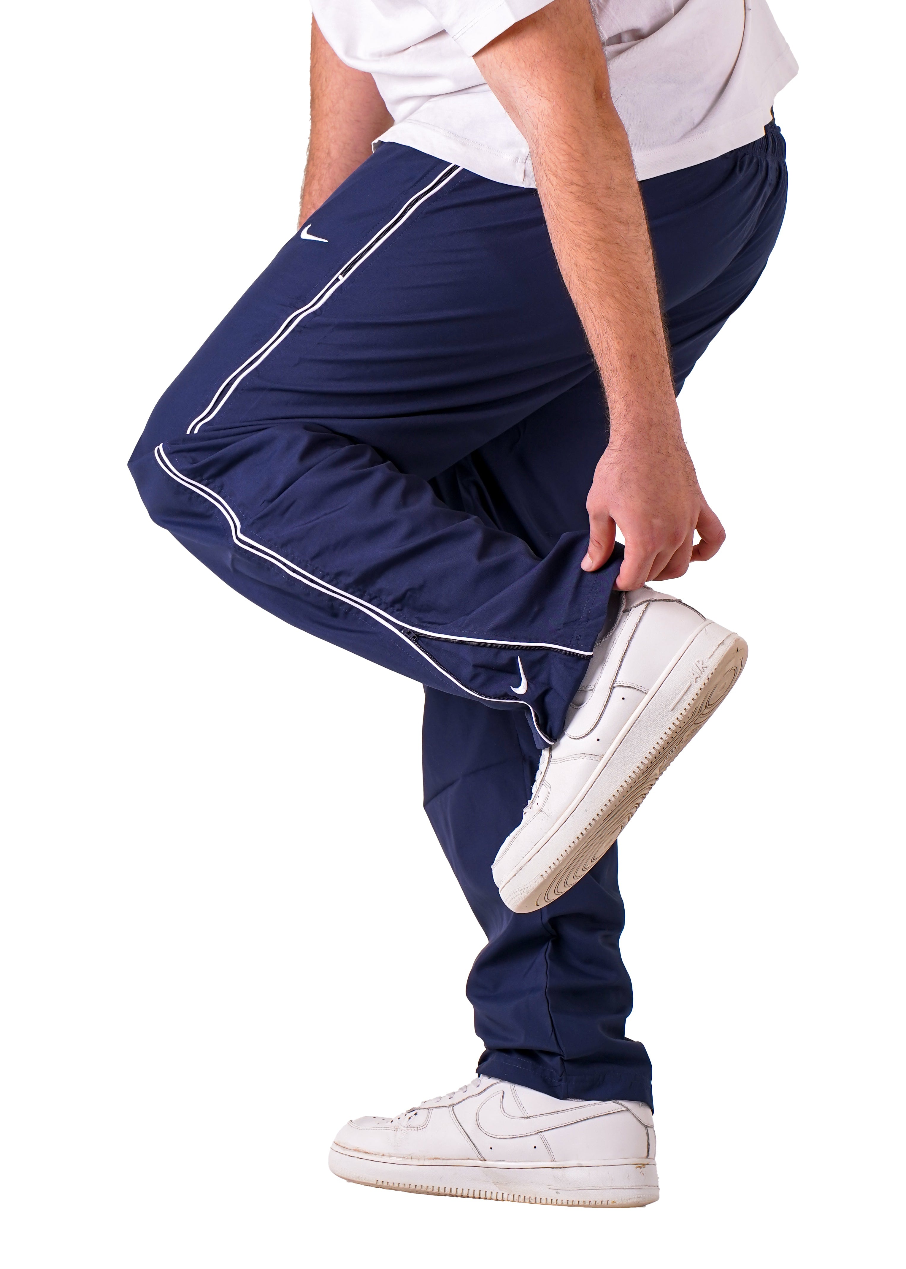 NIKE TECH TRACKPANTS - Navy