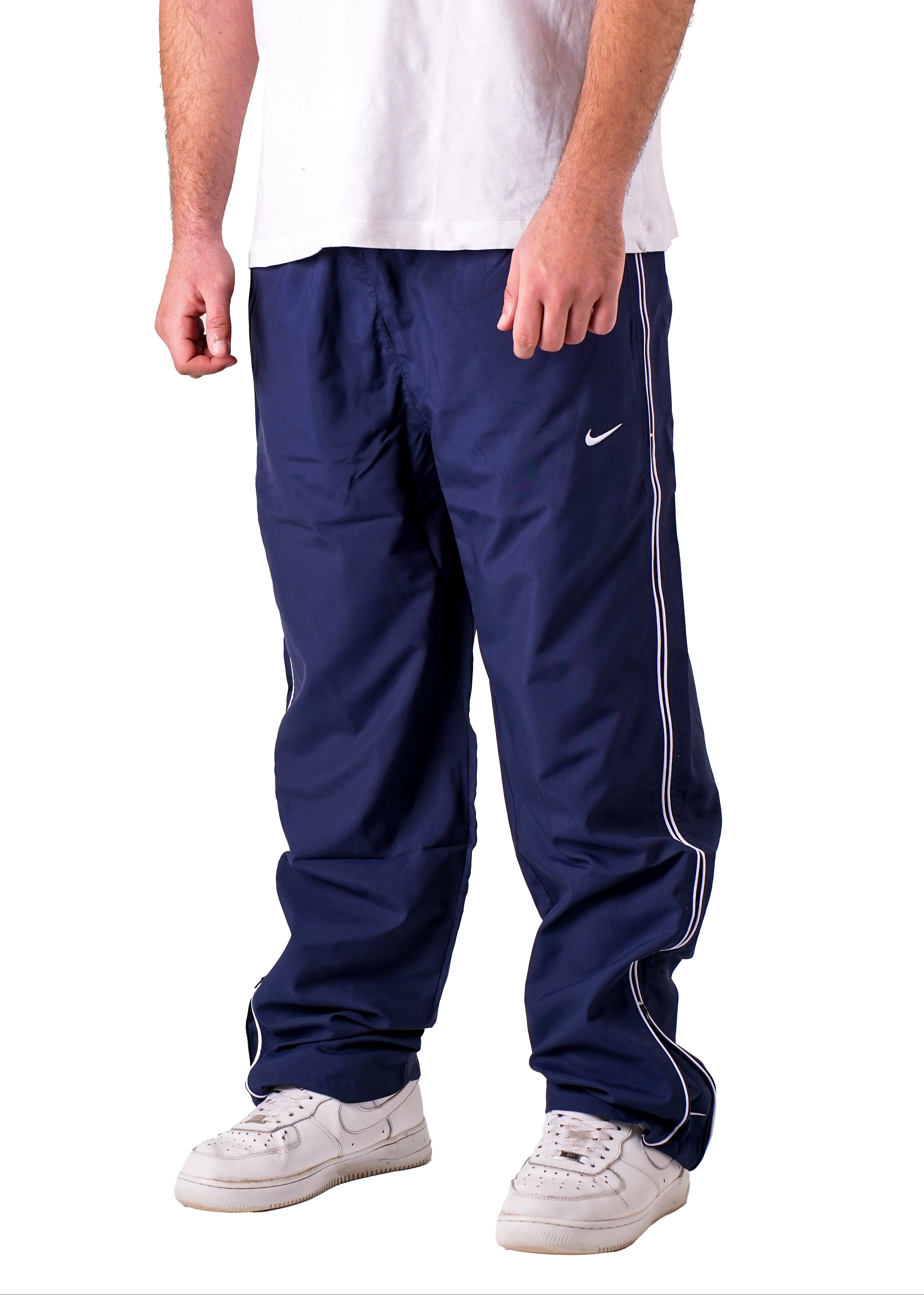 NIKE TECH TRACKPANTS - Navy