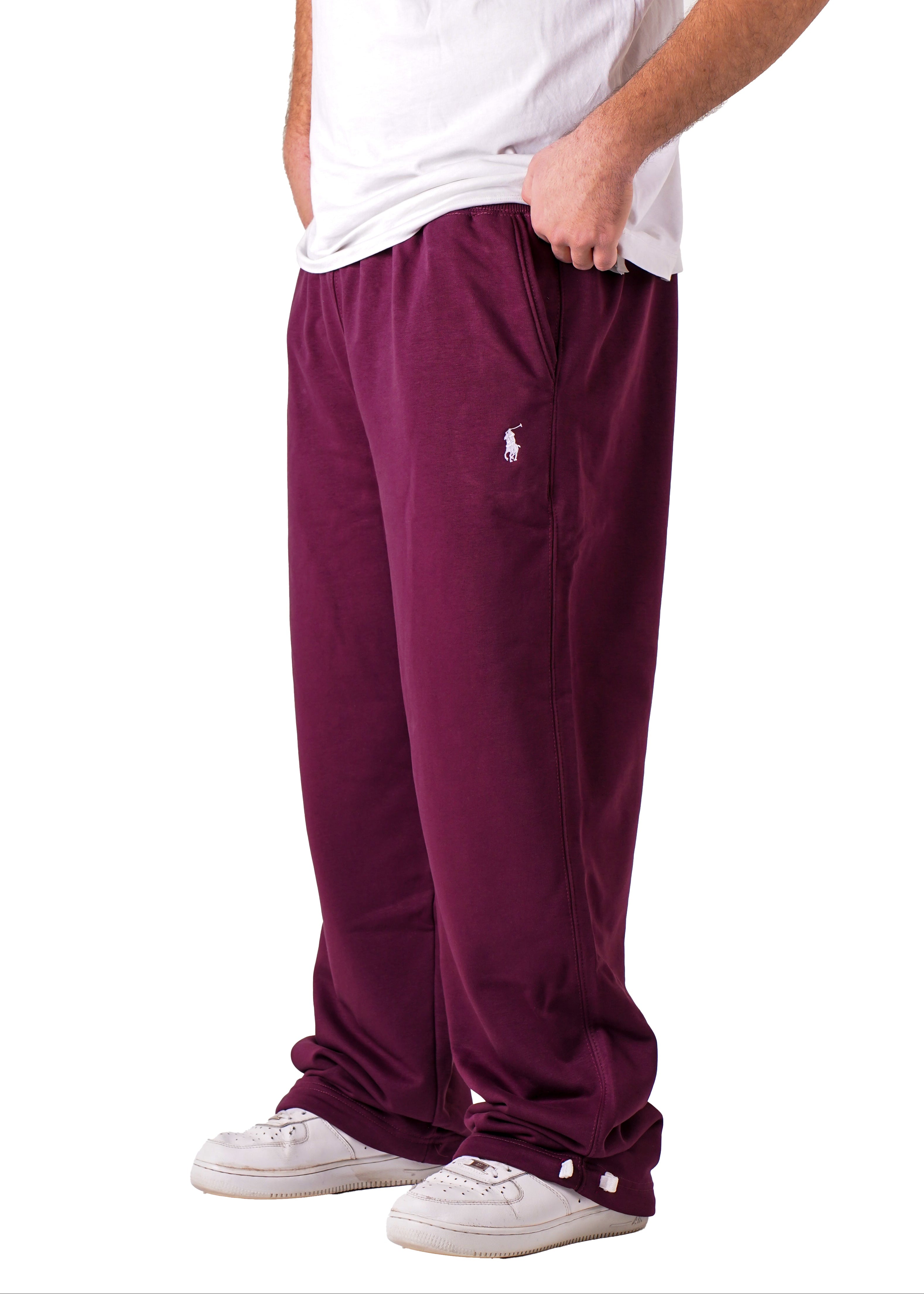 Polo Baggy Jogger - Maroon