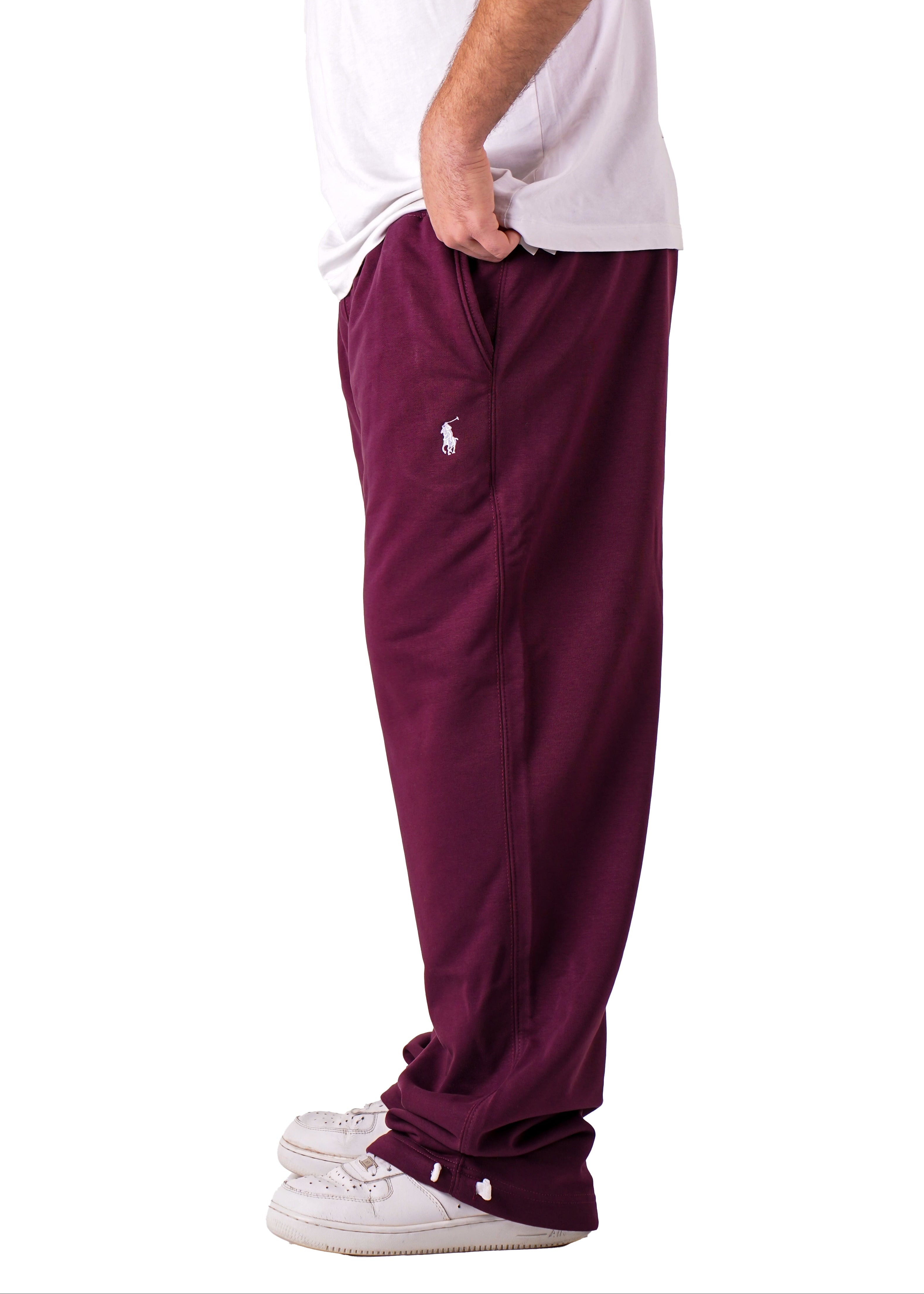 Polo Baggy Jogger - Maroon