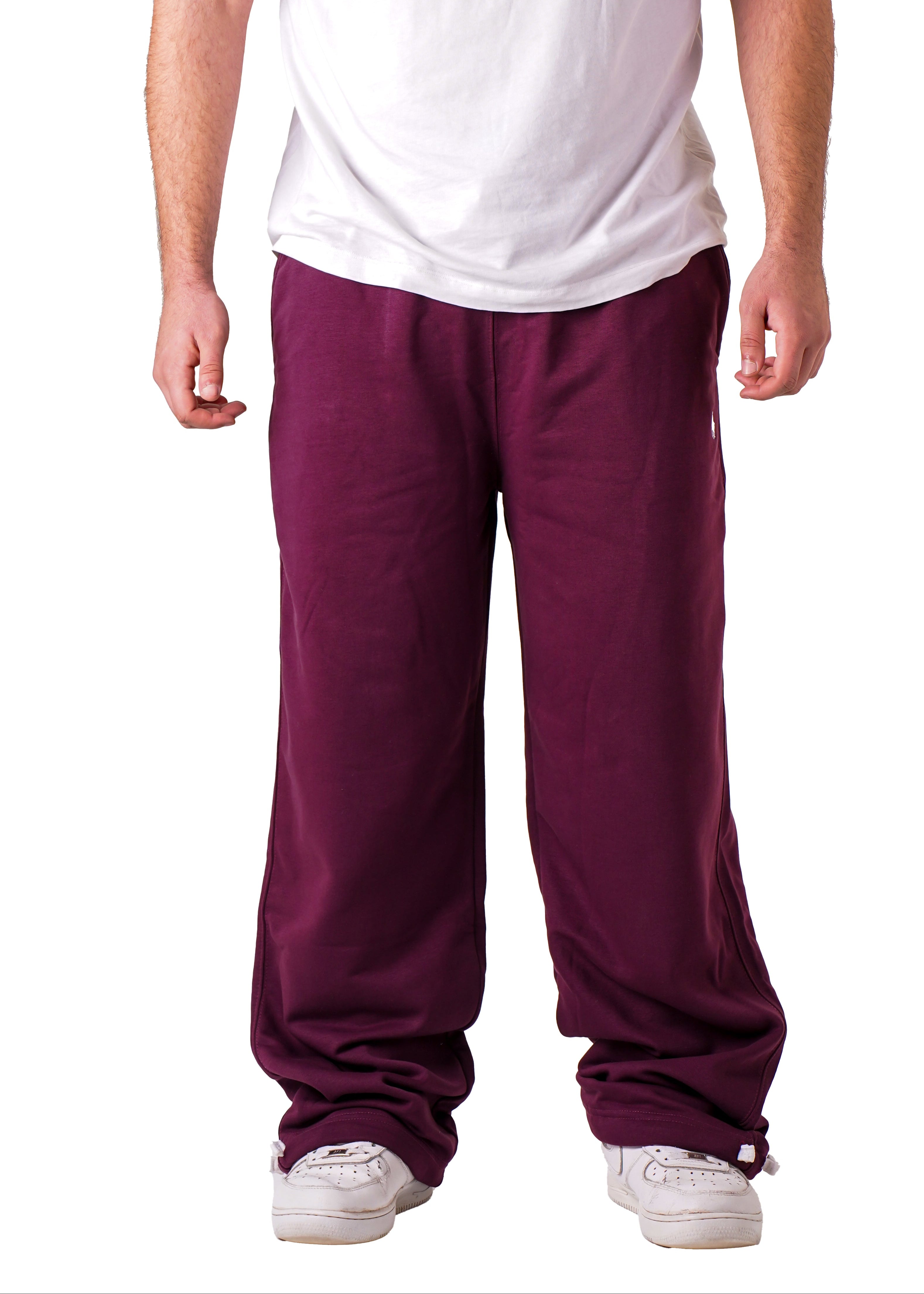 Polo Baggy Jogger - Maroon