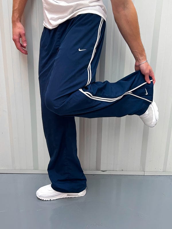 NIKE TECH TRACKPANTS - Navy
