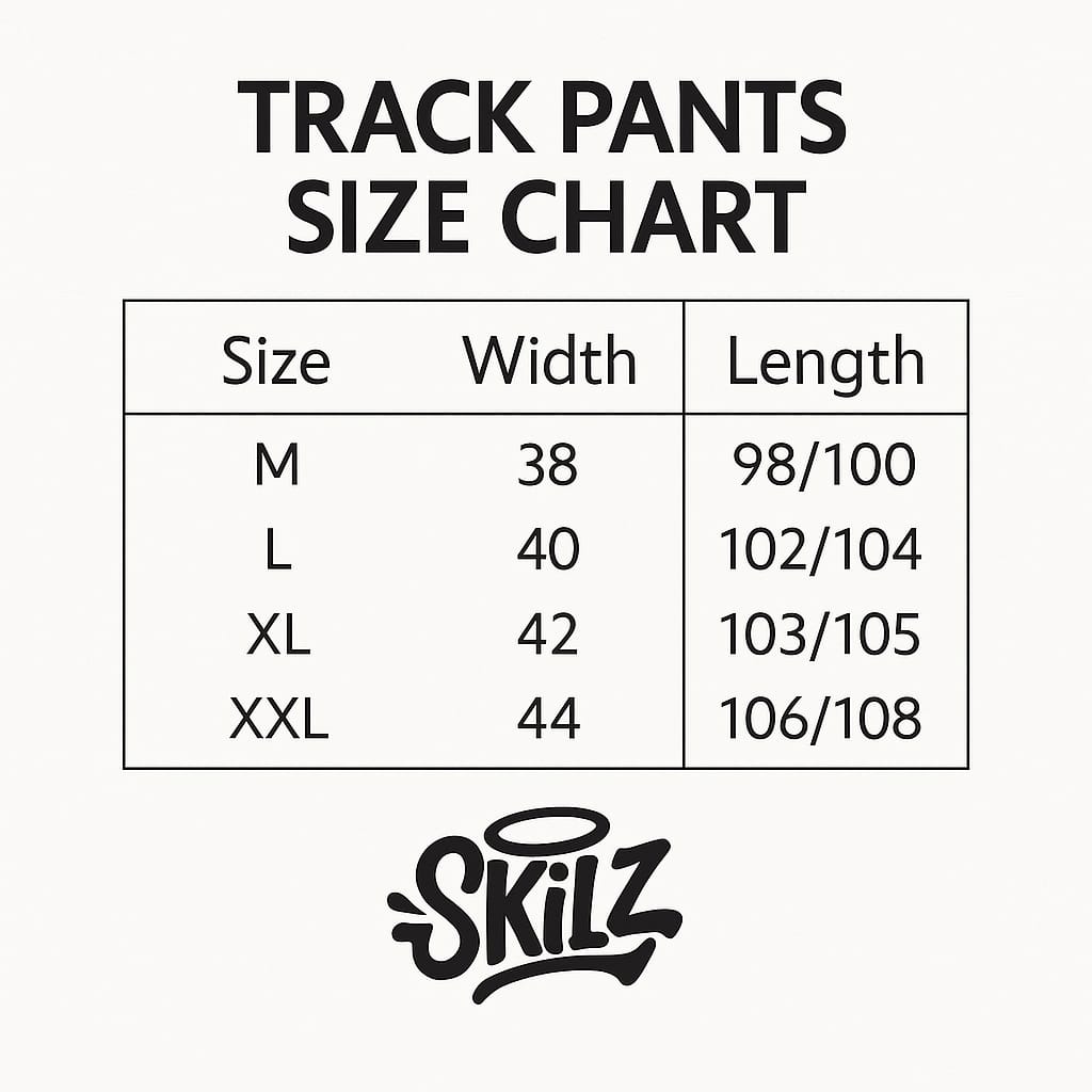 Size chart 1