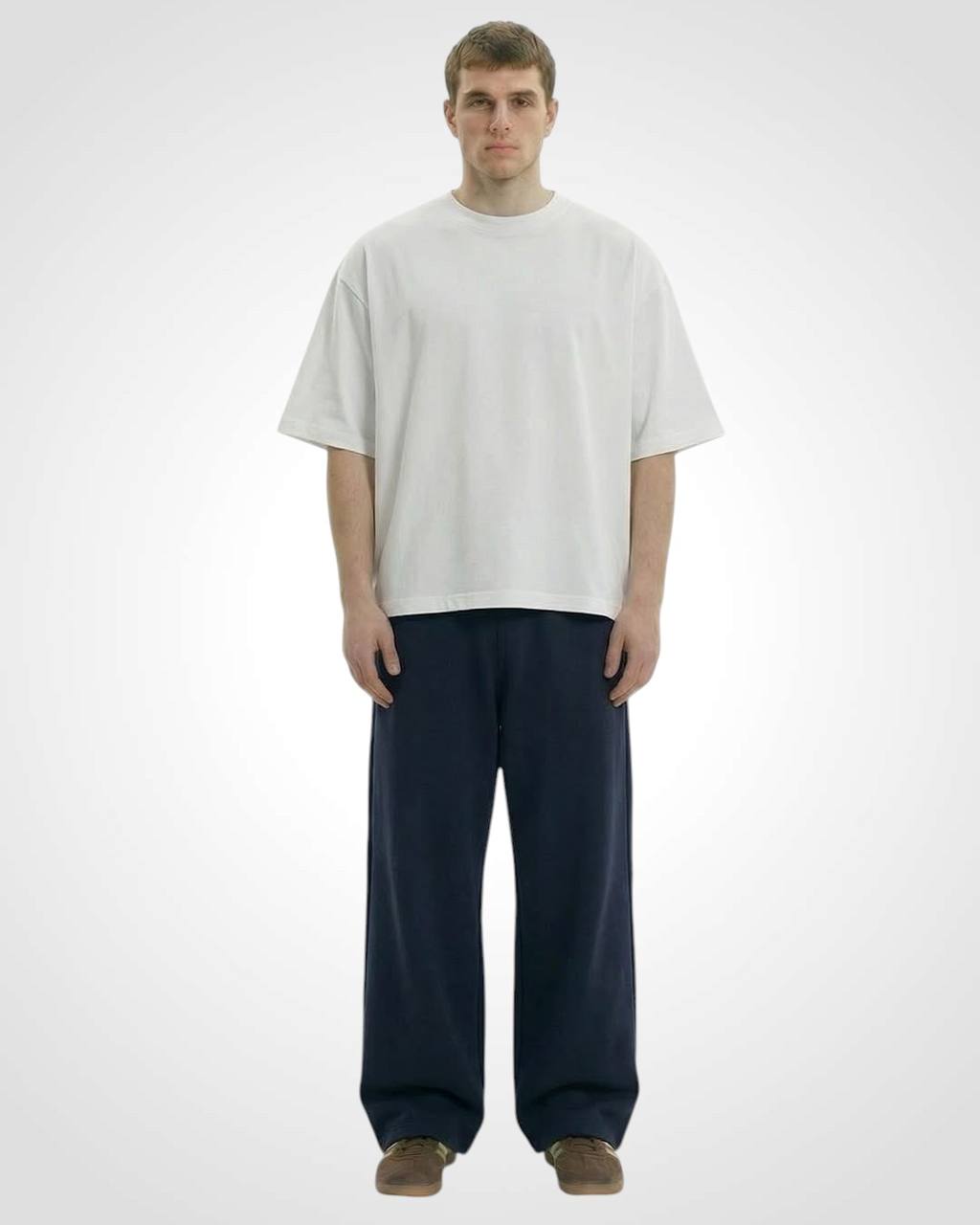 White Boxy Tee