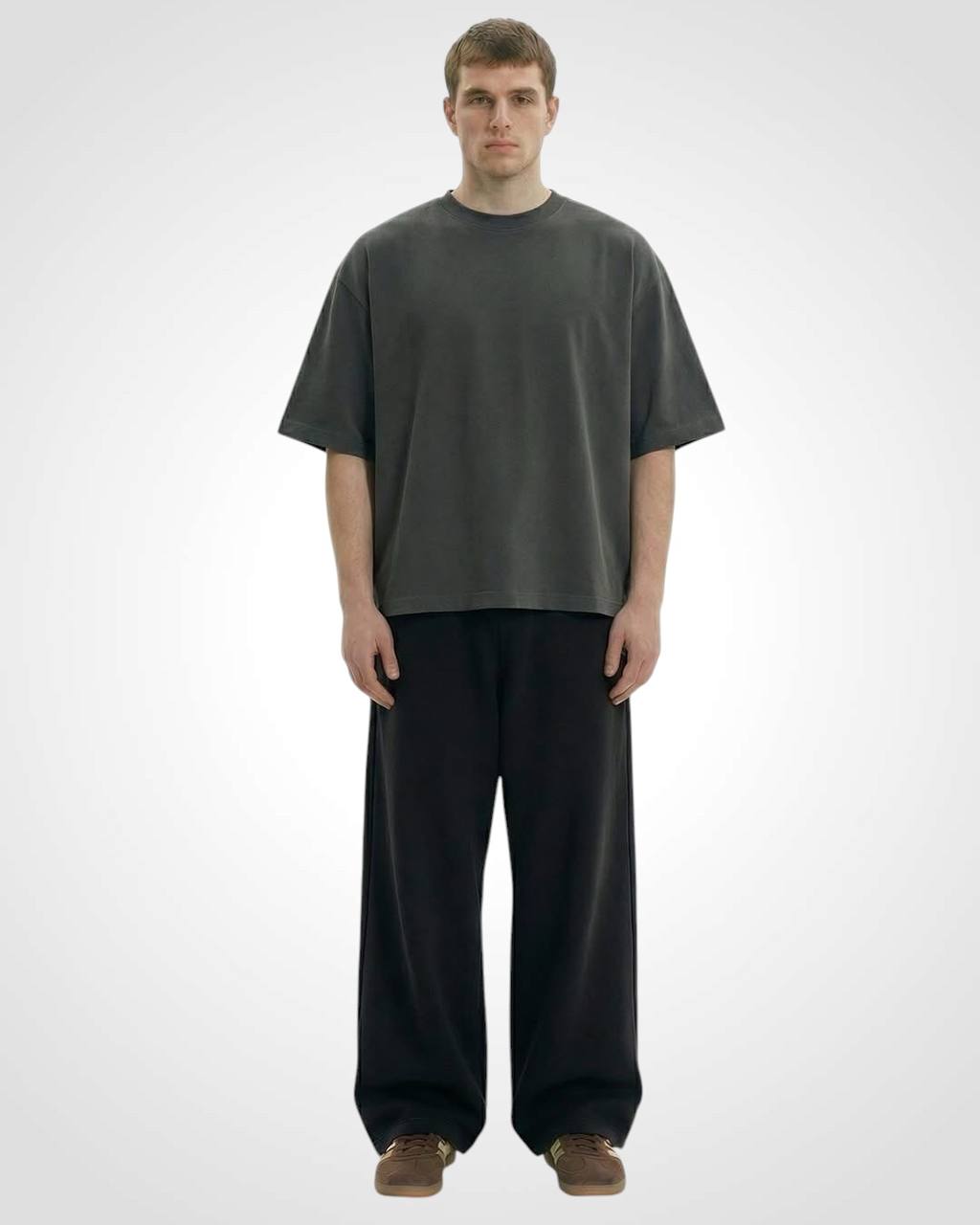 iron gray Boxy Tee