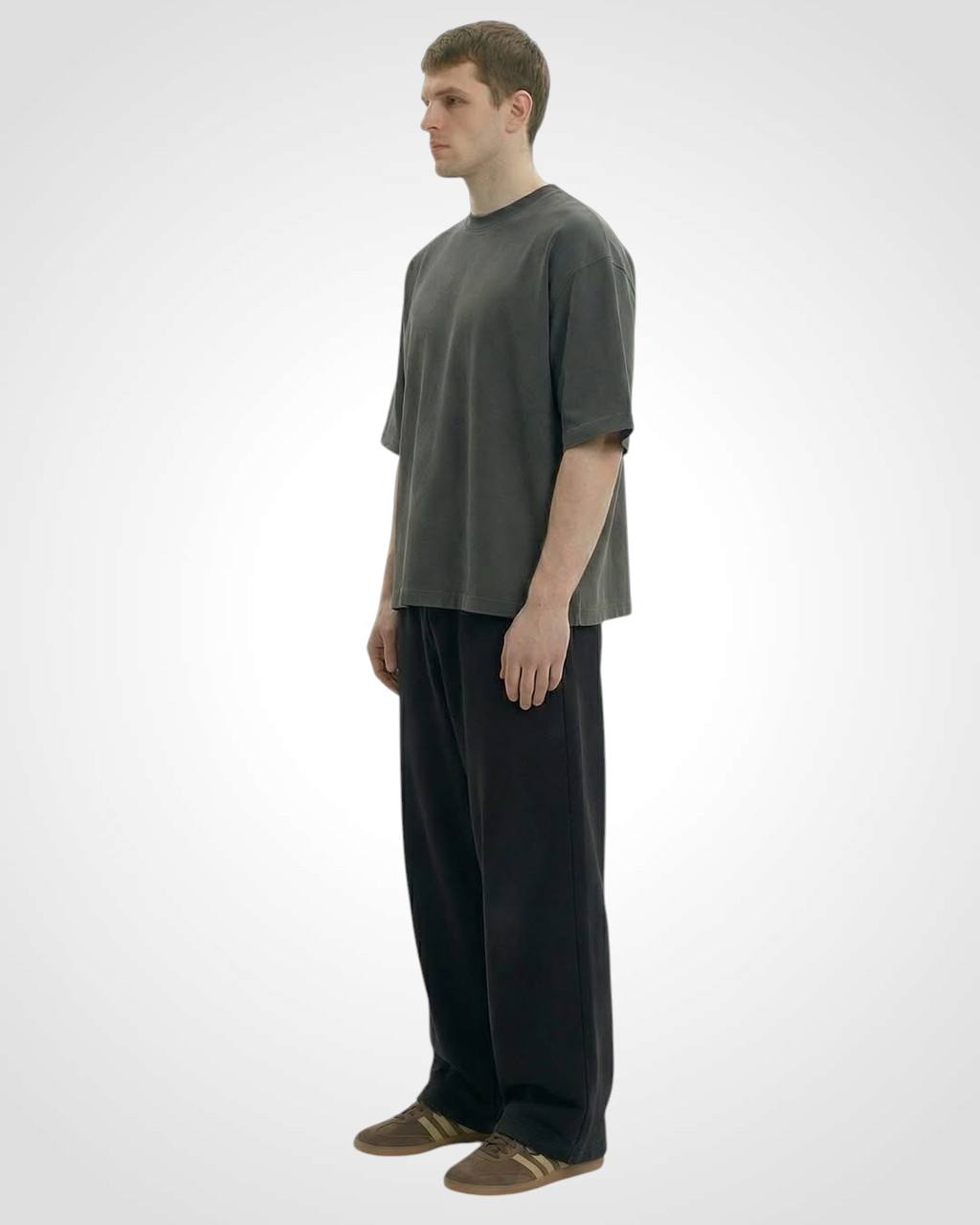 iron gray Boxy Tee